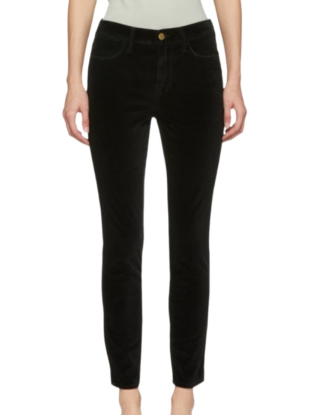 Frame Denim Black Le High Skinny Jeans _ 26 _ NWT